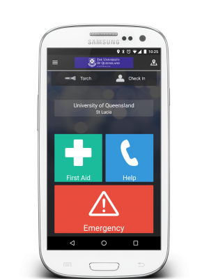 UQ's SafeZone app